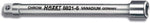 Hazet 8821-6 socket extension bar front view