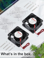 Wathai waterproof small fan set display with premium electronic components and high airflow blade design