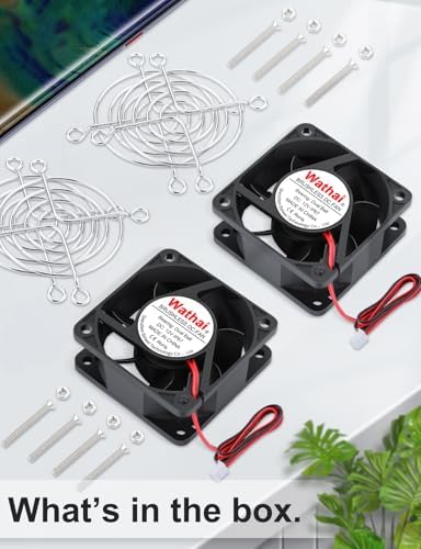 Wathai waterproof small fan set display with premium electronic components and high airflow blade design