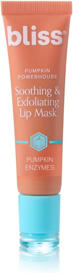 Bliss Pumpkin Powerhouse Exfoliating and Soothing Lip Mask front view packaging