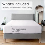 Bambaw bamboo fitted sheet corner strap detail