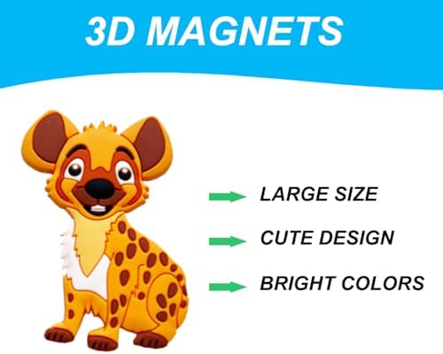 ALNETI large sized fridge magnets for toddlers compared next to a hand to illustrate the safe jumbo dimensions