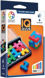 SmartGames single player logic puzzle three-dimensional cube assembly demonstration.