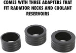 Heavy duty suction hose assembly attached to the coolant refiller system for bubble free filling.