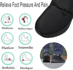 Side profile of Vogana mens diabetic shoes showing memory foam sole.