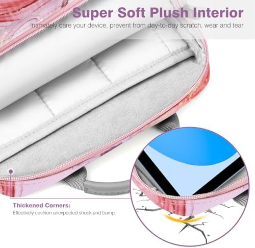 Dadanism travel tablet bag highlighting the water-resistant polyester exterior material.