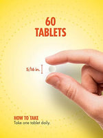 Sundance Selenium nutritional facts panel showing one tablet daily serving size and ingredients list details.