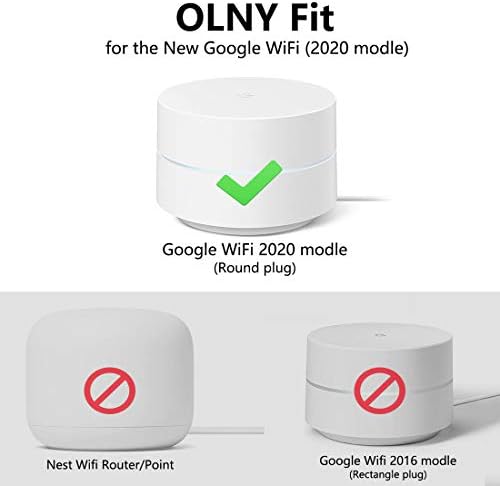 Tool-free smart home networking accessory showing comparison of messy wires versus organized outlet setup