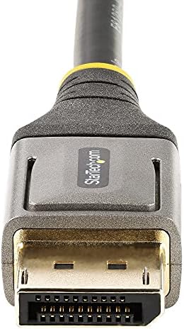 High performance DisplayPort to DisplayPort cable for 4K 120Hz gaming monitors.