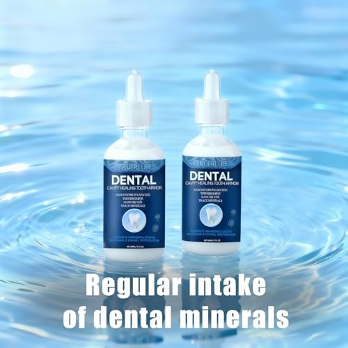Nano hydroxyapatite enamel repair drops for teeth remineralization and cavity defense.