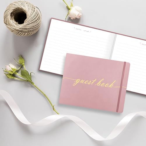 Close up of 100gsm paper texture in Noyaryjour guest book