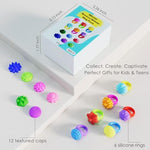 Compact and lightweight travel fidget toy set ideal for airplane and classroom stress relief.