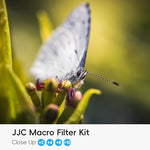 Four macro filter diopters in protective pouch