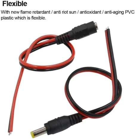 Side view displaying the thick eighteen gauge wire jacket thickness compared to standard cables