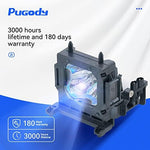 Sorneicdr high definition projector lamp module side view detailing secure mounting bracket