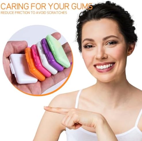 Comparison of different scented and colored braces wax strips
