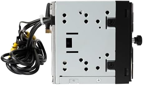 Rear inputs and dual USB charging ports of the Jensen CAR723W media radio