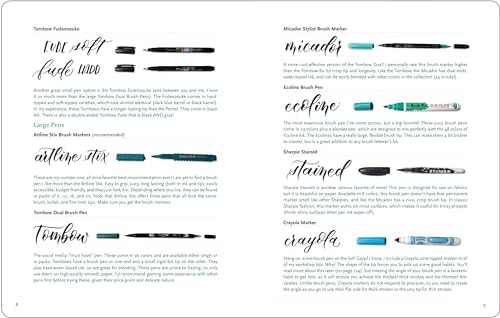 Brush Lettering from A to Z: A Fun and Comprehensive Guide to Creating Modern Calligraphy with a Brush Pen - Image 6