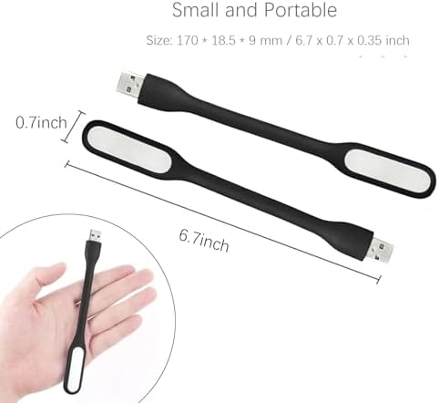 Sokelinn-six adjustable bendable night light demonstrating its flexible gooseneck curvature capability.