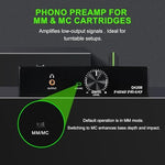 Premium low noise circuit design layout inside a turntable preamplifier