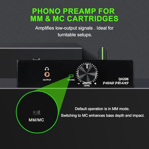 Premium low noise circuit design layout inside a turntable preamplifier