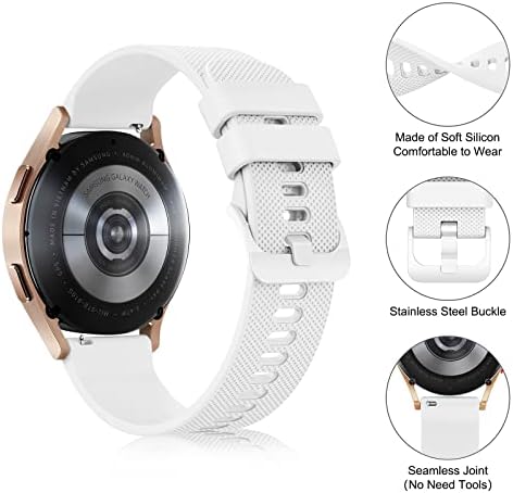 Side profile of the 22mm Vancle fitness band illustrating the flexible material and adjustable sizing holes.