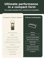 Dreamwave Conqueror heavy duty camping speaker lantern top control panel