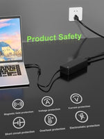 High-quality electronics component showing the complete desktop power adapter setup ready for workstation installation.