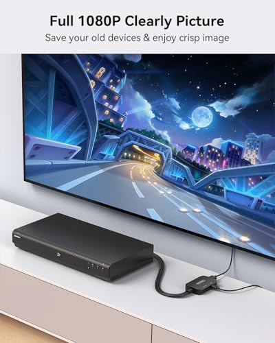 Viagkiki media converter showing the micro USB power connection port.