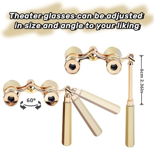 Folded H2ONDBQF opera glasses displaying its lightweight portable purse size