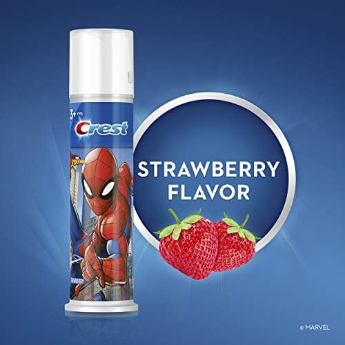 Crest kids anticavity toothpaste gel in strawberry flavor for ages 2 plus.