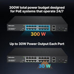 Real HD rack mountable gigabit network switch showing rear power input configuration