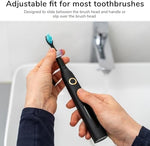 Close up of dishwasher safe bathroom accessory being cleaned inside the silverware washing compartment