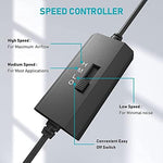 ANEXT USB powered silent fan set for PlayStation and Xbox cooling