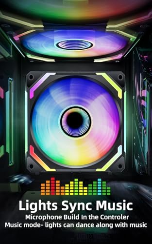 AsiaHorse COSMIQ addressable RGB illumination effect showcasing the vibrant music synchronization feature