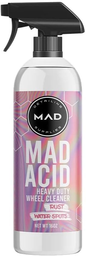 Mad Acid Heavy Duty Wheel Cleaner front view for automotive detailing