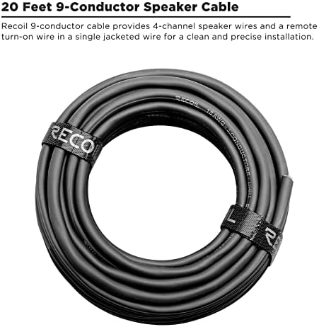 Easy-peel jacket demonstration of Recoil audio cable