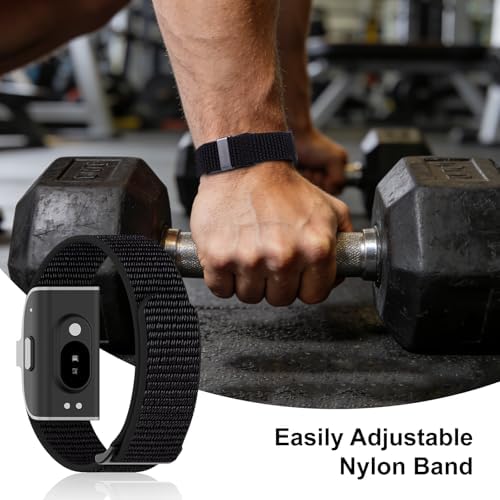 Side profile of Vigamen sport strap attached to a fitness tracker