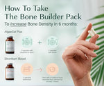 AlgaeCal Bone Builder Pack clinical bone density support bottles