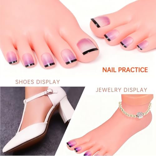 Krofaue practice foot set for salon and student use