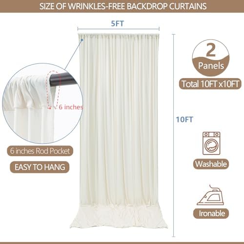 Close up view of the soft premium nylon and polyester backdrop fabric texture