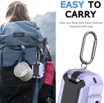 Full packaging contents including protective cover and carabiner