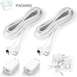 Premium USA imported continuous power cable pack for outdoor cameras