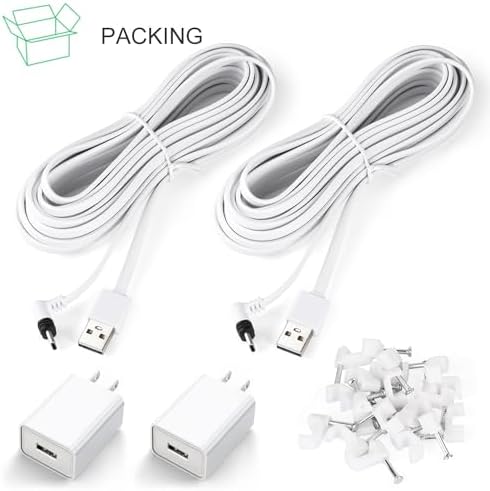 Premium USA imported continuous power cable pack for outdoor cameras