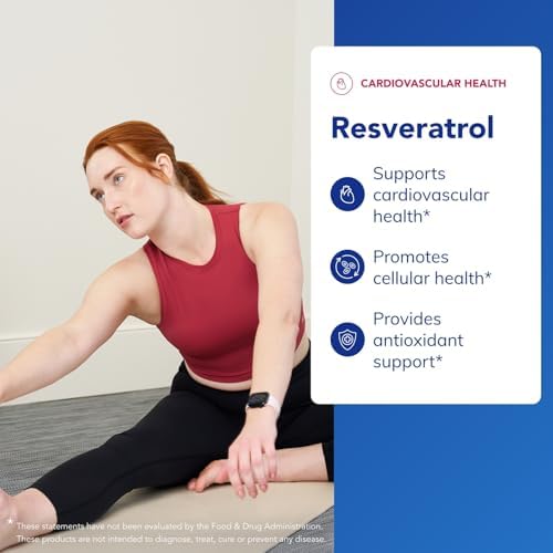 Pure Encapsulations Resveratrol side label details