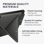 Side profile of slim kwmobile PU leather cover