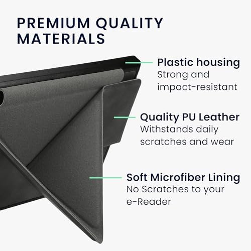 Side profile of slim kwmobile PU leather cover