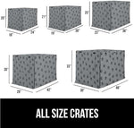 Gorilla Grip durable pet kennel cover showing breathable mesh windows