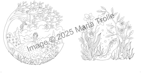 Fairytale Worlds: Coloring Book - Image 4