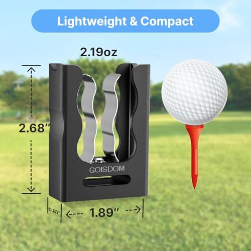 Cigar Holder for Golf Cart,Strong Magnetic Cigar Holder-Ideal Golf Cart Accessory,No Damage Cigar Wrapper,Aluminum Alloy,Loop Strap,Golf Cart Accessories & Gift for Golfers,Cigar Lovers- Gray - Image 7